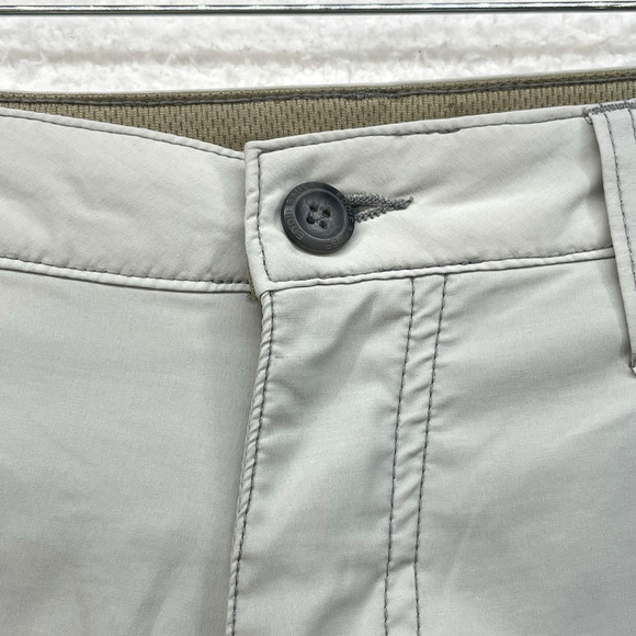 Eddie Bauer Shorts Mens 36 Gray Zipper Cargo Hiking Outdoor Utility Lightweight - Picture 4 of 11